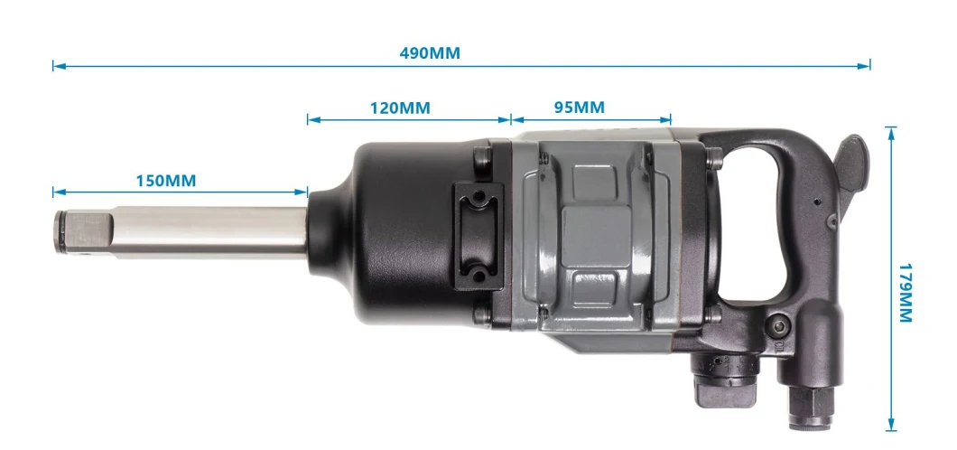Tr-535 промышленное ключа удара воздуха 1 дюйма быстрое и точное пневматическое удара ключа сверхмощное профессиональное